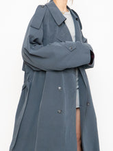 Load image into Gallery viewer, Vintage x Made in Canada x STANFORD Ash Blue Trench Coat (XS-XL)