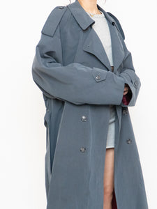Vintage x Made in Canada x STANFORD Ash Blue Trench Coat (XS-XL)