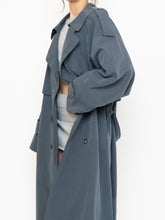 Load image into Gallery viewer, Vintage x Made in Canada x STANFORD Ash Blue Trench Coat (XS-XL)