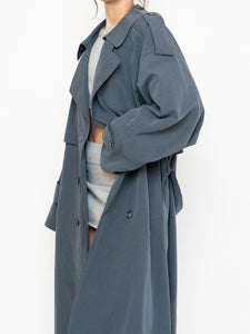 Vintage x Made in Canada x STANFORD Ash Blue Trench Coat (XS-XL)