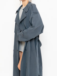 Vintage x Made in Canada x STANFORD Ash Blue Trench Coat (XS-XL)