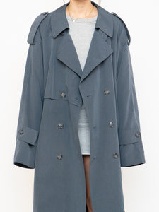 Vintage x Made in Canada x STANFORD Ash Blue Trench Coat (XS-XL)