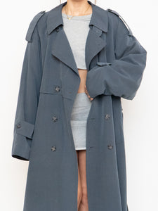 Vintage x Made in Canada x STANFORD Ash Blue Trench Coat (XS-XL)