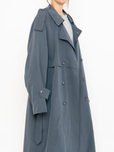 Load image into Gallery viewer, Vintage x Made in Canada x STANFORD Ash Blue Trench Coat (XS-XL)