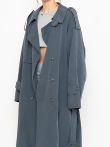 Vintage x Made in Canada x STANFORD Ash Blue Trench Coat (XS-XL)