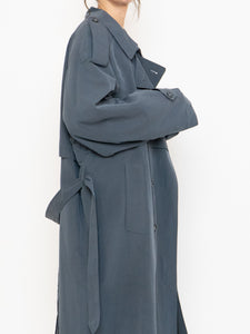 Vintage x Made in Canada x STANFORD Ash Blue Trench Coat (XS-XL)