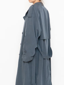 Vintage x Made in Canada x STANFORD Ash Blue Trench Coat (XS-XL)