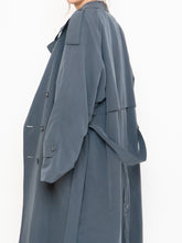 Load image into Gallery viewer, Vintage x Made in Canada x STANFORD Ash Blue Trench Coat (XS-XL)
