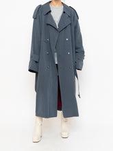Load image into Gallery viewer, Vintage x Made in Canada x STANFORD Ash Blue Trench Coat (XS-XL)