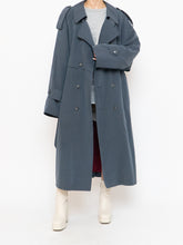 Load image into Gallery viewer, Vintage x Made in Canada x STANFORD Ash Blue Trench Coat (XS-XL)