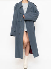 Load image into Gallery viewer, Vintage x Made in Canada x STANFORD Ash Blue Trench Coat (XS-XL)