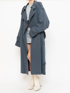 Vintage x Made in Canada x STANFORD Ash Blue Trench Coat (XS-XL)