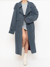 Load image into Gallery viewer, Vintage x Made in Canada x STANFORD Ash Blue Trench Coat (XS-XL)