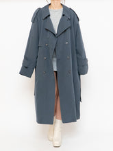Load image into Gallery viewer, Vintage x Made in Canada x STANFORD Ash Blue Trench Coat (XS-XL)