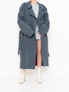 Vintage x Made in Canada x STANFORD Ash Blue Trench Coat (XS-XL)