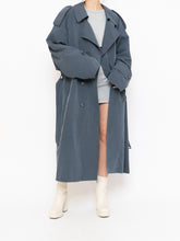 Load image into Gallery viewer, Vintage x Made in Canada x STANFORD Ash Blue Trench Coat (XS-XL)