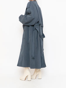Vintage x Made in Canada x STANFORD Ash Blue Trench Coat (XS-XL)