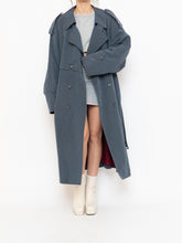 Load image into Gallery viewer, Vintage x Made in Canada x STANFORD Ash Blue Trench Coat (XS-XL)