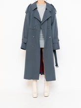 Load image into Gallery viewer, Vintage x Made in Canada x STANFORD Ash Blue Trench Coat (XS-XL)