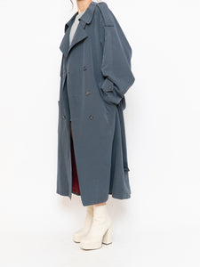 Vintage x Made in Canada x STANFORD Ash Blue Trench Coat (XS-XL)