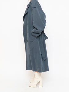 Vintage x Made in Canada x STANFORD Ash Blue Trench Coat (XS-XL)