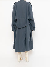Load image into Gallery viewer, Vintage x Made in Canada x STANFORD Ash Blue Trench Coat (XS-XL)
