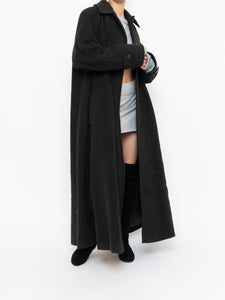 Vintage x Made in Canada x HILARY RADLEY Deep Green Wool & Cashmere Coat (M, L)