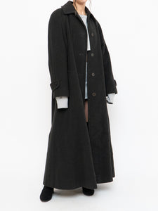 Vintage x Made in Canada x HILARY RADLEY Deep Green Wool & Cashmere Coat (M, L)
