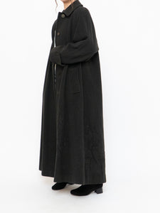 Vintage x Made in Canada x HILARY RADLEY Deep Green Wool & Cashmere Coat (M, L)