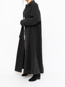 Vintage x Made in Canada x HILARY RADLEY Deep Green Wool & Cashmere Coat (M, L)
