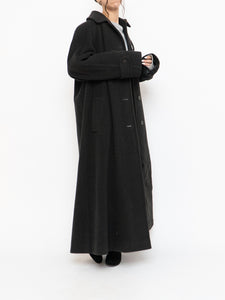 Vintage x Made in Canada x HILARY RADLEY Deep Green Wool & Cashmere Coat (M, L)