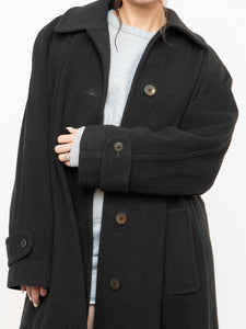 Vintage x Made in Canada x HILARY RADLEY Deep Green Wool & Cashmere Coat (M, L)