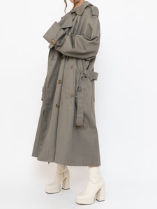 Vintage x Made in Canada x AQUASCUTUM OF LONDON Neutral Trench Coat (S-XL)