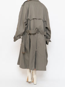 Vintage x Made in Canada x AQUASCUTUM OF LONDON Neutral Trench Coat (S-XL)