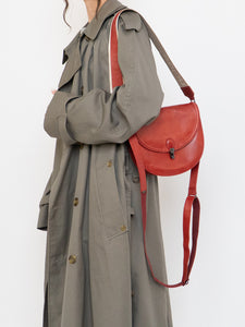 AUNTS & UNCLES x Red Leather Shoulder Purse