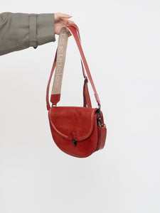 AUNTS & UNCLES x Red Leather Shoulder Purse