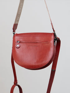 AUNTS & UNCLES x Red Leather Shoulder Purse