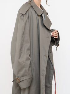 Vintage x Made in Canada x AQUASCUTUM OF LONDON Neutral Trench Coat (S-XL)