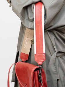 AUNTS & UNCLES x Red Leather Shoulder Purse