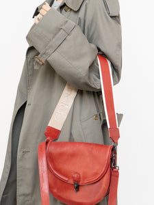 AUNTS & UNCLES x Red Leather Shoulder Purse