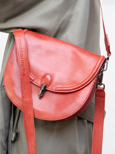 AUNTS & UNCLES x Red Leather Shoulder Purse