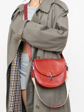 Load image into Gallery viewer, AUNTS &amp; UNCLES x Red Leather Shoulder Purse