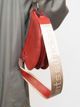 Load image into Gallery viewer, AUNTS &amp; UNCLES x Red Leather Shoulder Purse