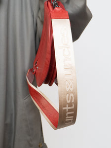 AUNTS & UNCLES x Red Leather Shoulder Purse