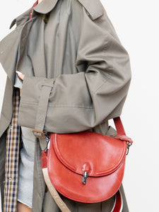 AUNTS & UNCLES x Red Leather Shoulder Purse