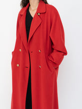 Load image into Gallery viewer, Vintage x Made in Switzerland x 70s Red Pure Cashmere Coat (S-L)