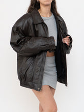 Load image into Gallery viewer, Vintage x CHRISTOPHER RAND Deep Brown Leather Jacket (S-L)