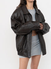 Load image into Gallery viewer, Vintage x CHRISTOPHER RAND Deep Brown Leather Jacket (S-L)