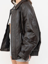 Load image into Gallery viewer, Vintage x CHRISTOPHER RAND Deep Brown Leather Jacket (S-L)