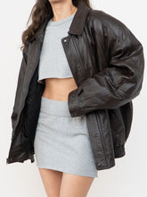 Load image into Gallery viewer, Vintage x CHRISTOPHER RAND Deep Brown Leather Jacket (S-L)